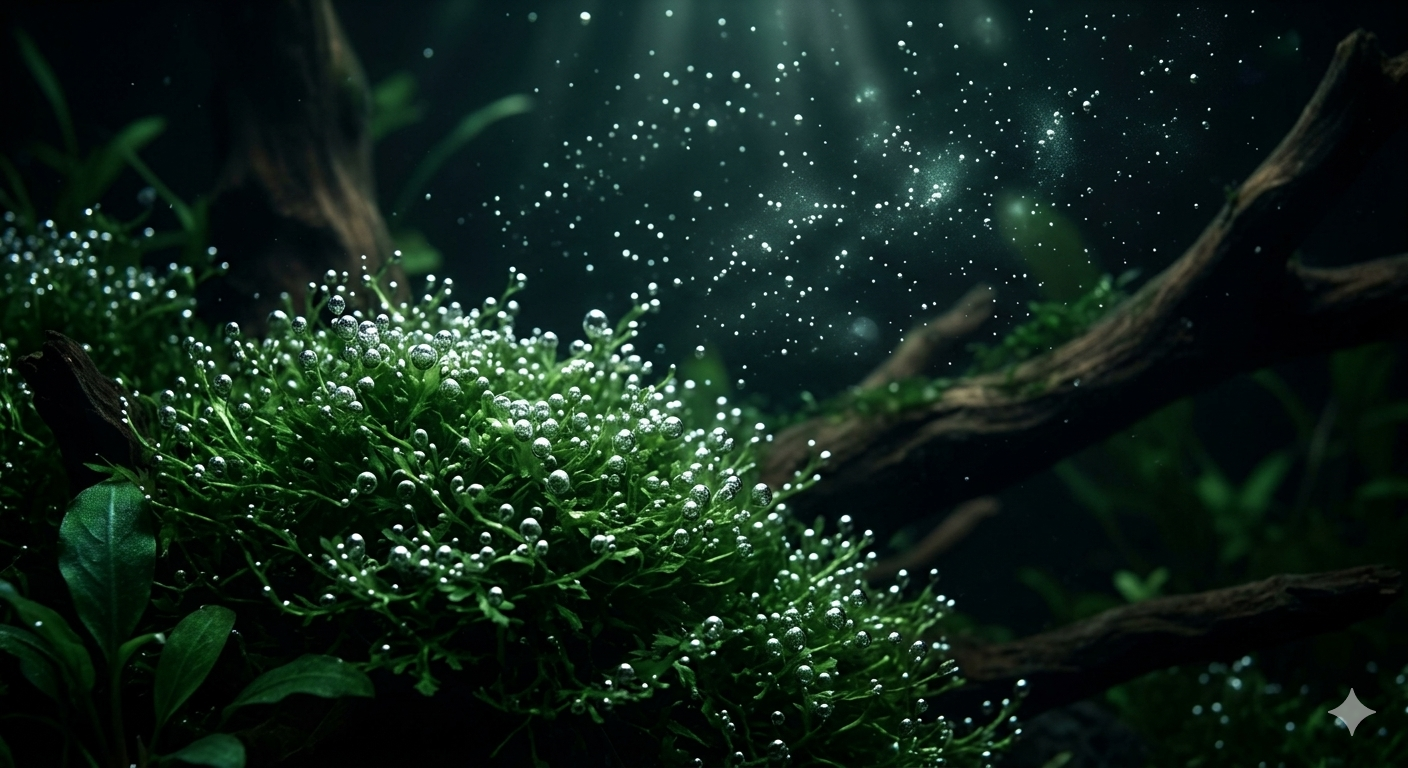 夜の銀河：消灯後の微かな輝き